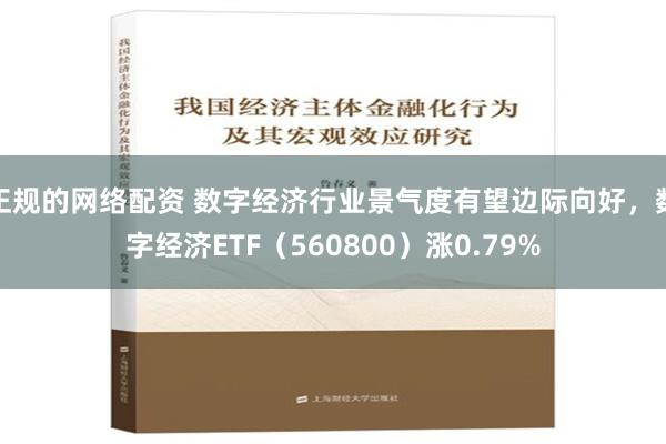 正规的网络配资 数字经济行业景气度有望边际向好，数字经济ETF（560800）涨0.79%