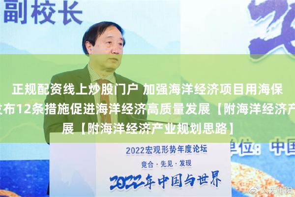 正规配资线上炒股门户 加强海洋经济项目用海保障！浙江省发布12条措施促进海洋经济高质量发展【附海洋经济产业规划思路】